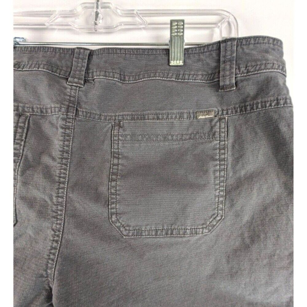 Eddie Bauer Womens Gray Chino Shorts Size 14 - Picture 7 of 11